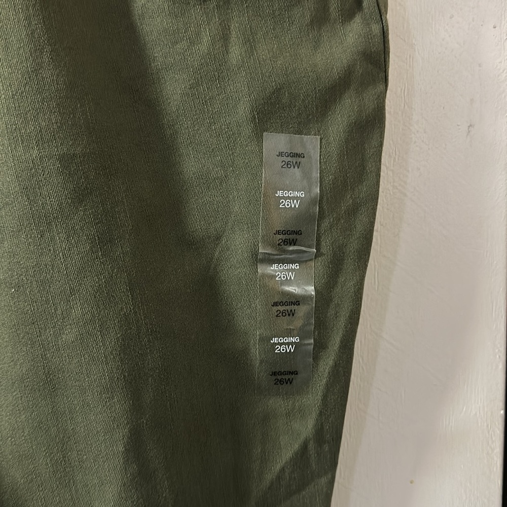 *FINAL* SONOMA ALL ABOUT COMFORT PREMIUM JEGGING: GREEN: NEW WITH TAGS: SIZE 26W - Picture 2 of 5